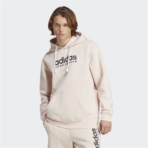 adidas hoodie lang met logo voorop|adidas fleece hoodie.